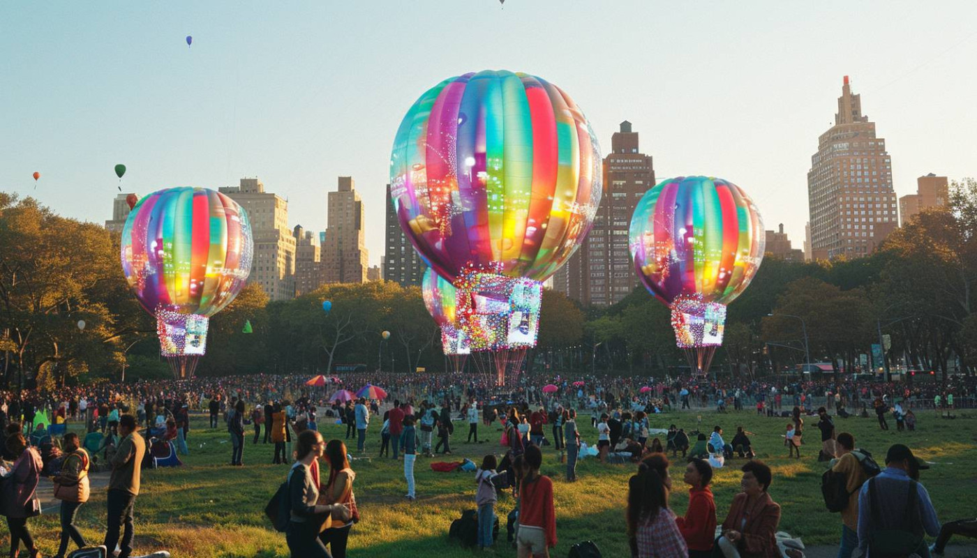 Science/High-Tech - Comment l'utilisation de ballons publicitaires a évolué avec la technologie ?